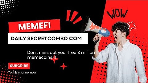 Memefi daily secret combo level 6#crypto #memefi #memecoins