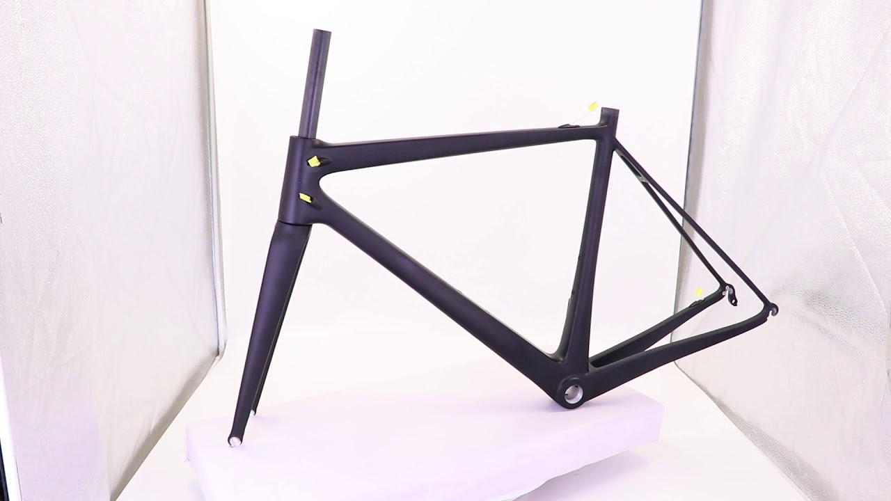 R077 Ultra Light Road Racing Bike Frame Full Carbon Fiber Material