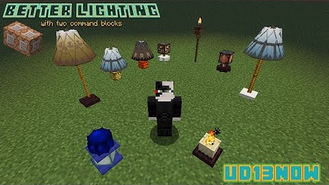 Better Lighting with only two commands in Vanilla Minecraft