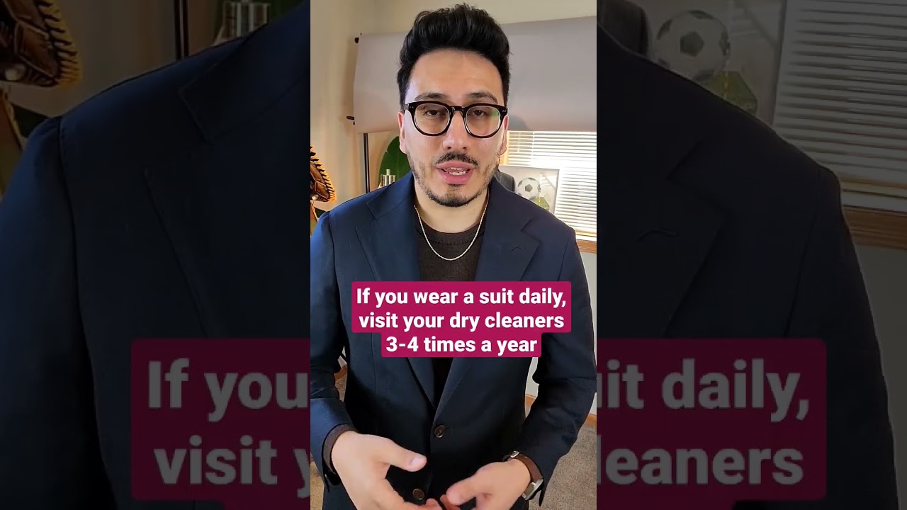 How Often Should YOU Dry Clean YOUR Suit? 🤔