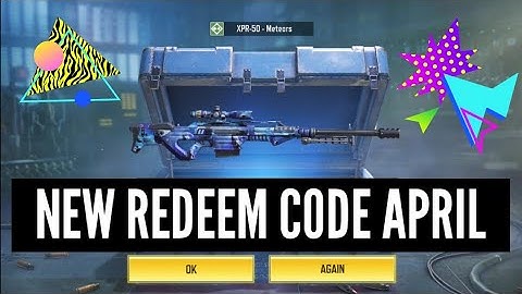 COD MOBILE GARENA NEW REDEEM CODE APRIL 2021 - FREE SKIN I CALL OF DUTY MOBILE NEW REDEMPTION CODE