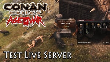 Conan Age of War Test Live Server