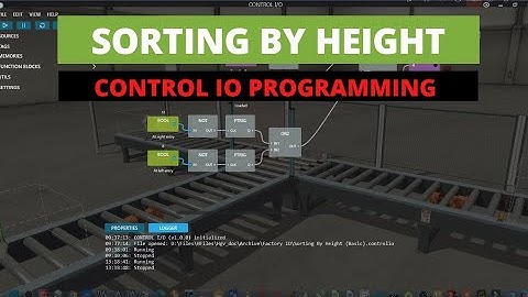 LEARN HOW TO PROGRAM FACTORY IO - CONTROL IO