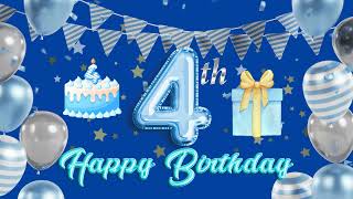 1 HOUR happy 4th birthday background birthday party music
