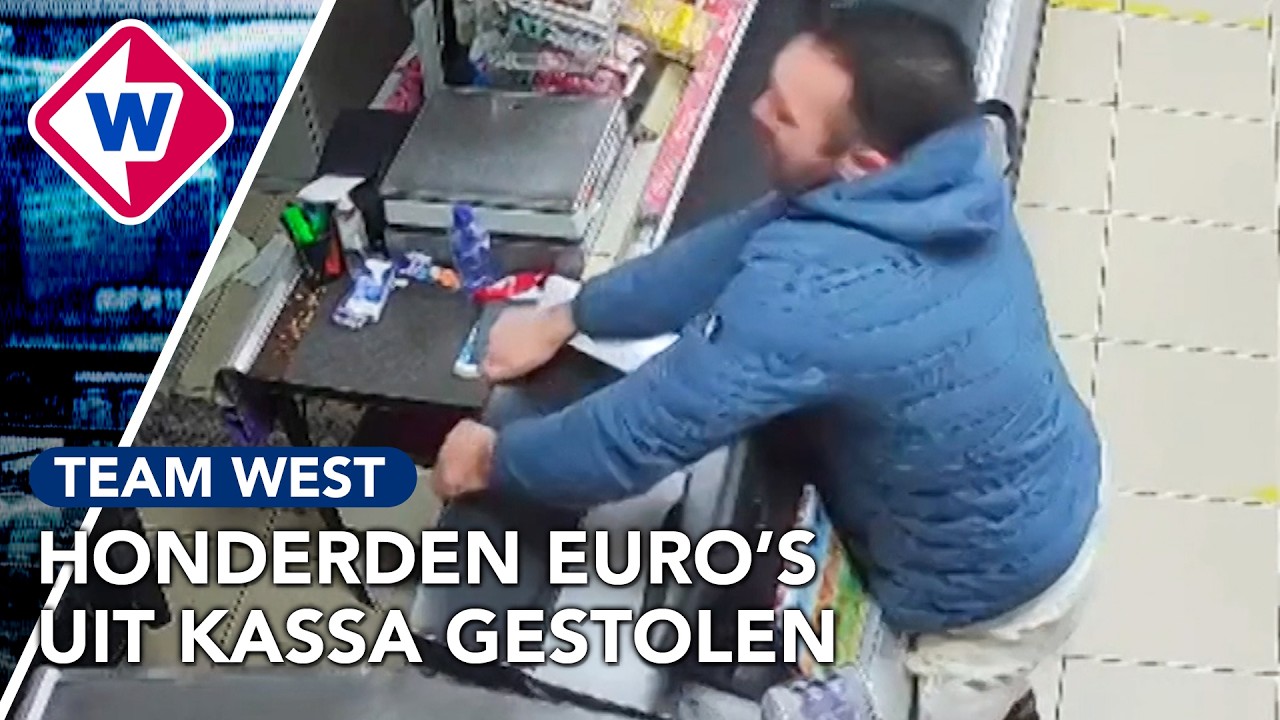 Brutale dief sloopt kassa van supermarkt | Team West