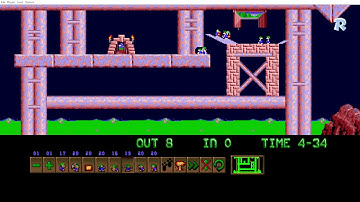 Classic Reverse Lemmings (Now use miners and climbers)