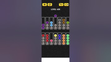 Ball sort puzzle level 435 #ballsortpuzzle