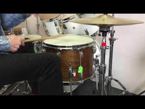 Vintage Slingerland 9x14 Snare Drum Converted To Ballad Snare Drum W/legs