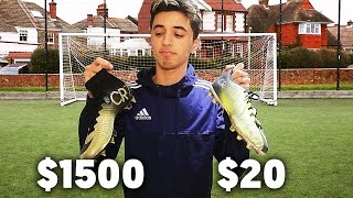 $20 Vs. $1500 FOOTBALL BOOTS!!!