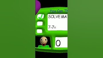 When You Get The 3 Questions Correct, Baldi