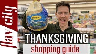 HUGE Thanksgiving Grocery Haul - The ULTIMATE Guide To Planning Your Thanksgiving Menu