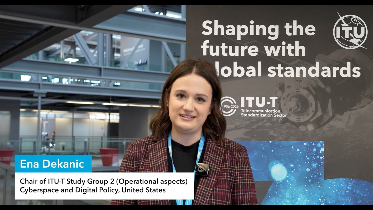 Thumbnail for ITU Interviews: Ena Dekanic, Chair of ITU-T Study Group 2 (Operational Aspects)