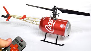 how to make a helicopter From a can Coca-Cola | 100% flying