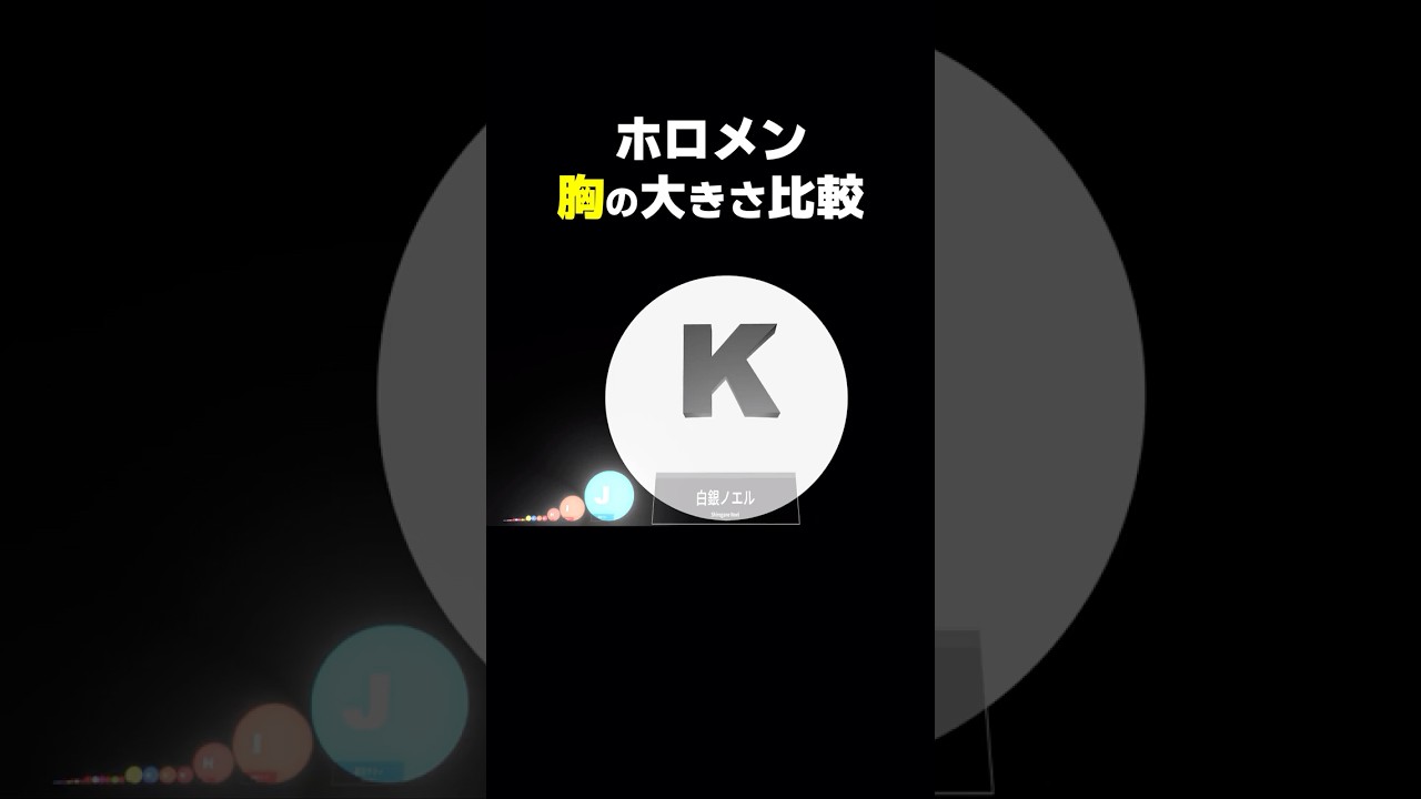 胸の大きさを比較 2