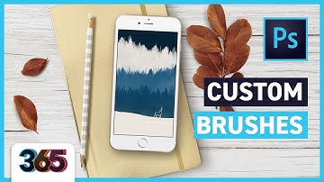Creating Custom Brushes | Photoshop CC Tutorial #32/365 Days of Creativity
