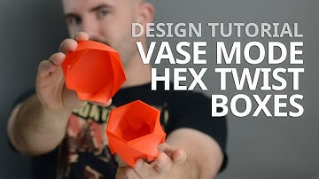 Vase Mode Twist Box Tutorial - 3D Printing