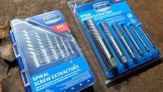 Century Tools New Vs. Old Screw Extractor Set Comparison