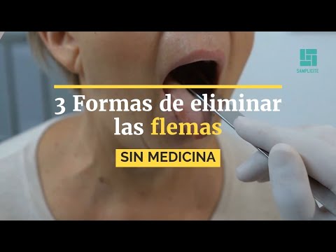 Video: 3 formas de eliminar la flema