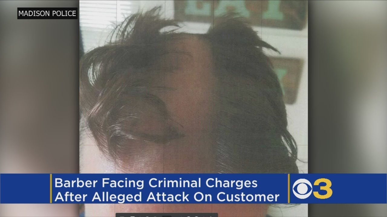 Police Barber Arrested For Giving Bad Haircut Cutting Customer