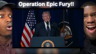 Celebrity 🇬🇧BRITS REACTS TO - Operation Epic Fury Update, President Donald J. Trump! Wealth