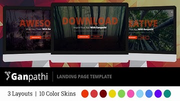 Ganpathi - Responsive Landing Page Template | Themeforest Website Templates and Themes