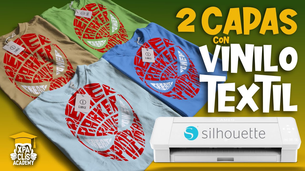 Paso a Paso😍 VINILO TEXTIL (2 capas) con Cameo 4 para estampar CAMISETAS en casa