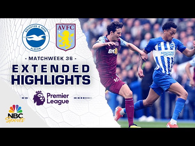 Brighton v. Aston Villa | PREMIER LEAGUE HIGHLIGHTS | 5/5/2024 | NBC Sports