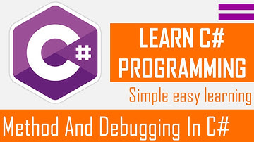 Method And Debugging In C# | C# Tutorial For Beginners | Asp.Net Tutorials