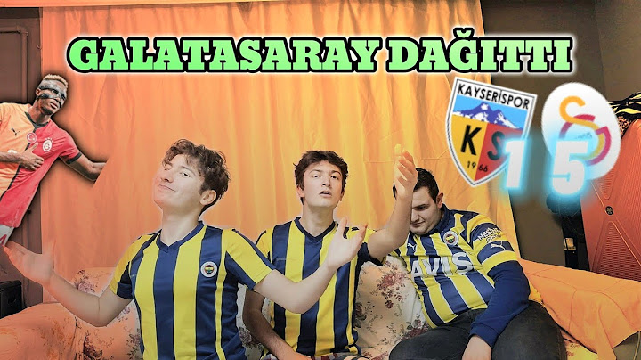 KAYSERİSPOR 1-5 GALATASARAY TEPKİ ! l FENERLİLER İSYANDA ! l OSİMHEN YUNUS BARIŞ ŞOV ! l