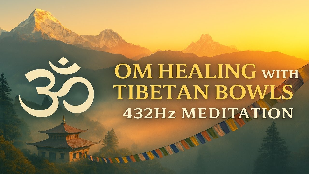 ॐ Om Healing with Tibetan Bowls | 432Hz Meditation Music for Deep ...