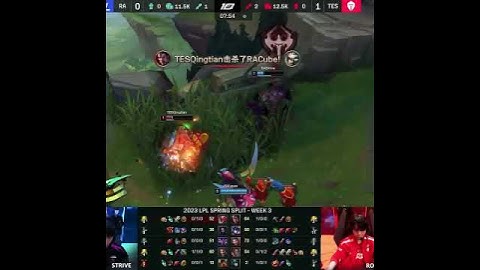 QingTian POPS OFF in Darius 1v3😵(2023) | League of Legends Esports Moments #shorts