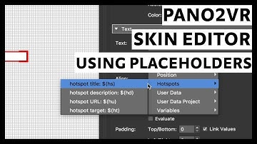 Skin Editor -- Placeholders -- Pano2VR