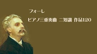 フォーレ ピアノ三重奏曲 ニ短調 作品120 アンドレ・プレヴィン Faure Piano Trio in D minor