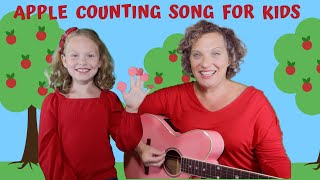 Farmer Brown Had 5 Red Apples | Apple Songs For Kids | Fingerplay  & Counting Song