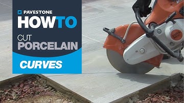 How To Cut Curves -  Porcelain Paving