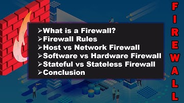 How firewall works and its types | Networking from Scratch | 2020
