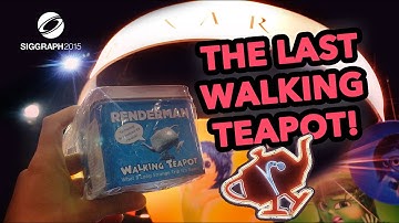 Pixar Walking Teapot | Renderman Rare Collectible