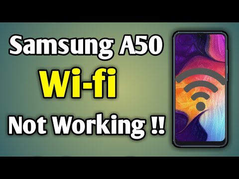 Samsung Galaxy A50 Wifi Problem | A50 Not Connecting To Wifi | Samsung A50 Wifi Problem Fix