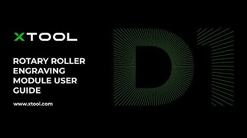 xTool rotary attachment-How to use D1 rotary attachment?