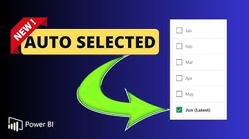 Auto Selected LATEST MONTH in Power BI | Dynamic Auto selection with New Button Slicer in Power BI