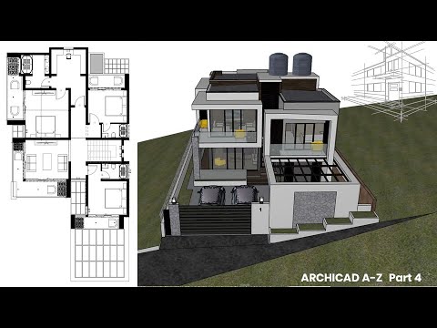 archicad-design-modeling-a-to-z-training-lesson-part-4-|-design-your-modern-project