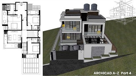 ArchiCAD Design Modeling A to Z Training Lesson Part 4 | Design your modern Project