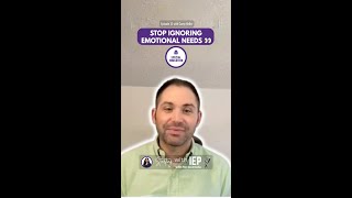 Stop Ignoring Emotional Needs #shorts