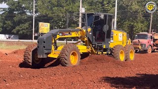 PATROL ABRINDO SUBBASE/Motoniveladora/Patrola/Road Grader/Motor Grader/Niveleuse GD655.