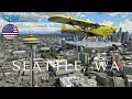 Microsoft Flight Simulator 2020 | Drzewiecki Design Seattle Cinematic Scenery Showcase