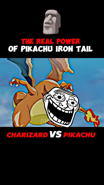 THE REAL POWER OF PIKACHU IRON TAIL TROLL FACE EDIT || #pokemon#pokemonjourneys#shortsfeed#shorts