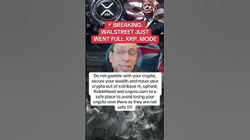 Buy More XRP and XLM, but avoid storing them on exchanges or cold wallets. #xrp #rpnews #crypto