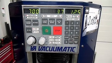 VACCUMATIC VICOUNT PAPER COUNTING MACHINE