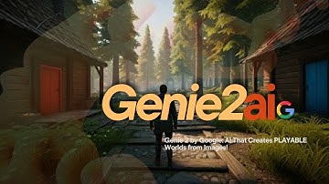 Genie 2 by Google: AI That Creates PLAYABLE Worlds from Images!