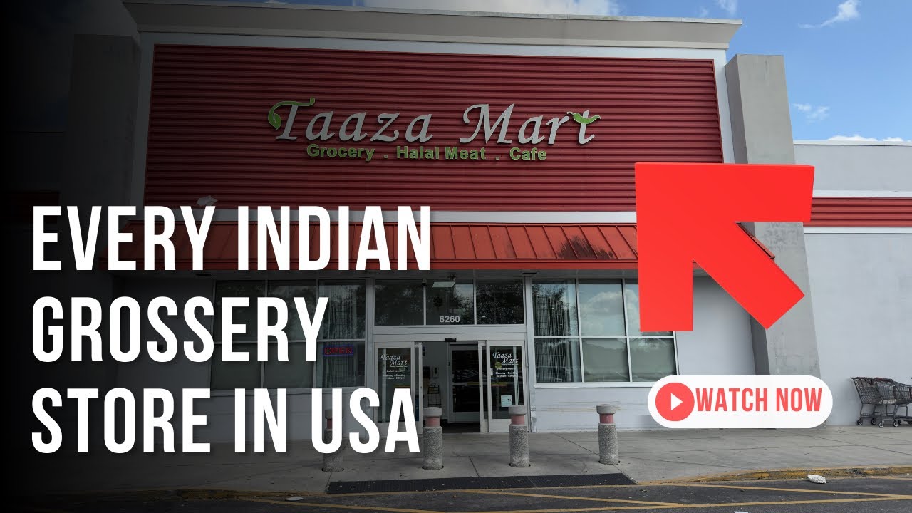అమెరికా లో ఇండియన్ గ్రాసరీ స్టోర్ full tour | Taza mart | Florida | USA